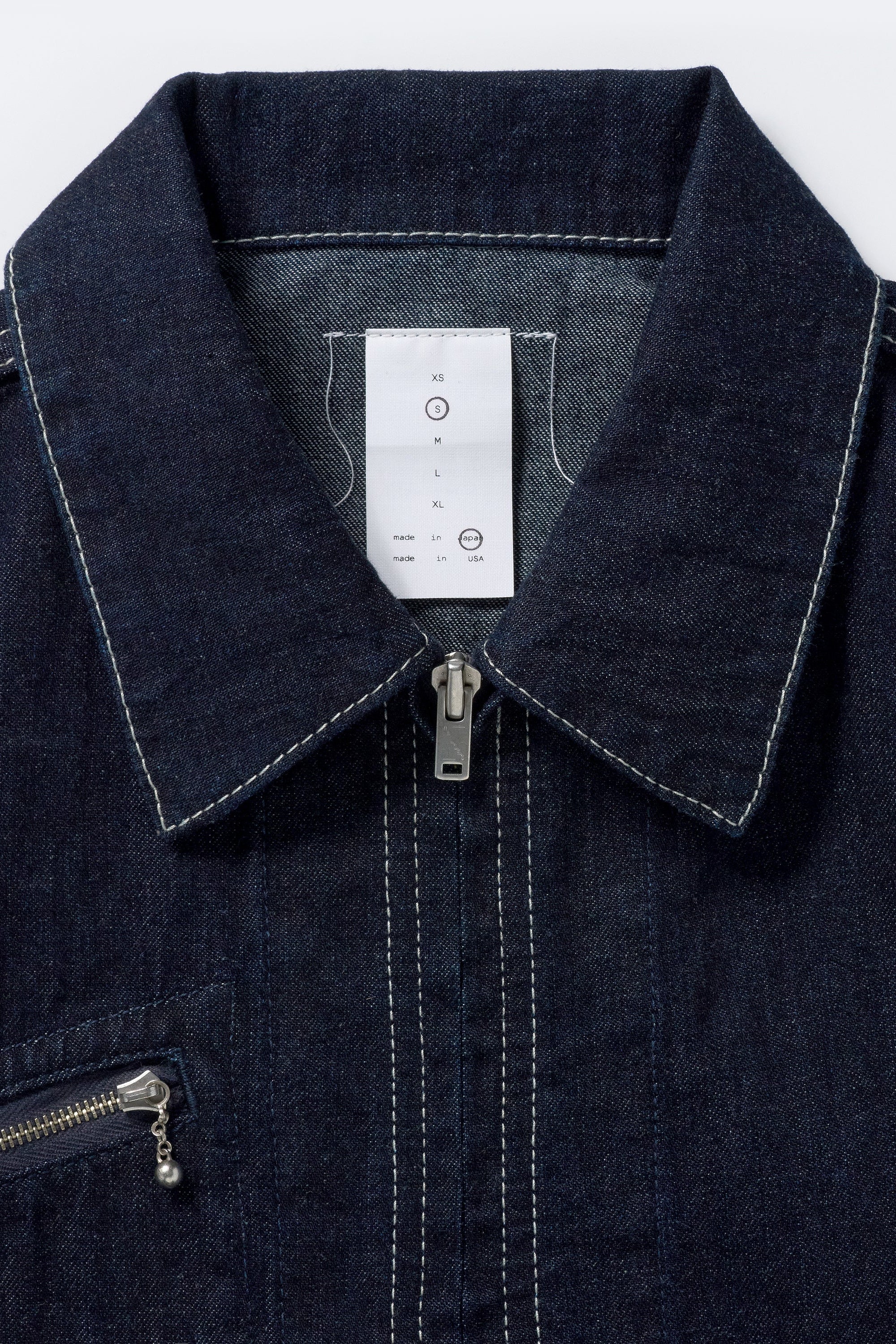 002 curved pocket workwear jacket