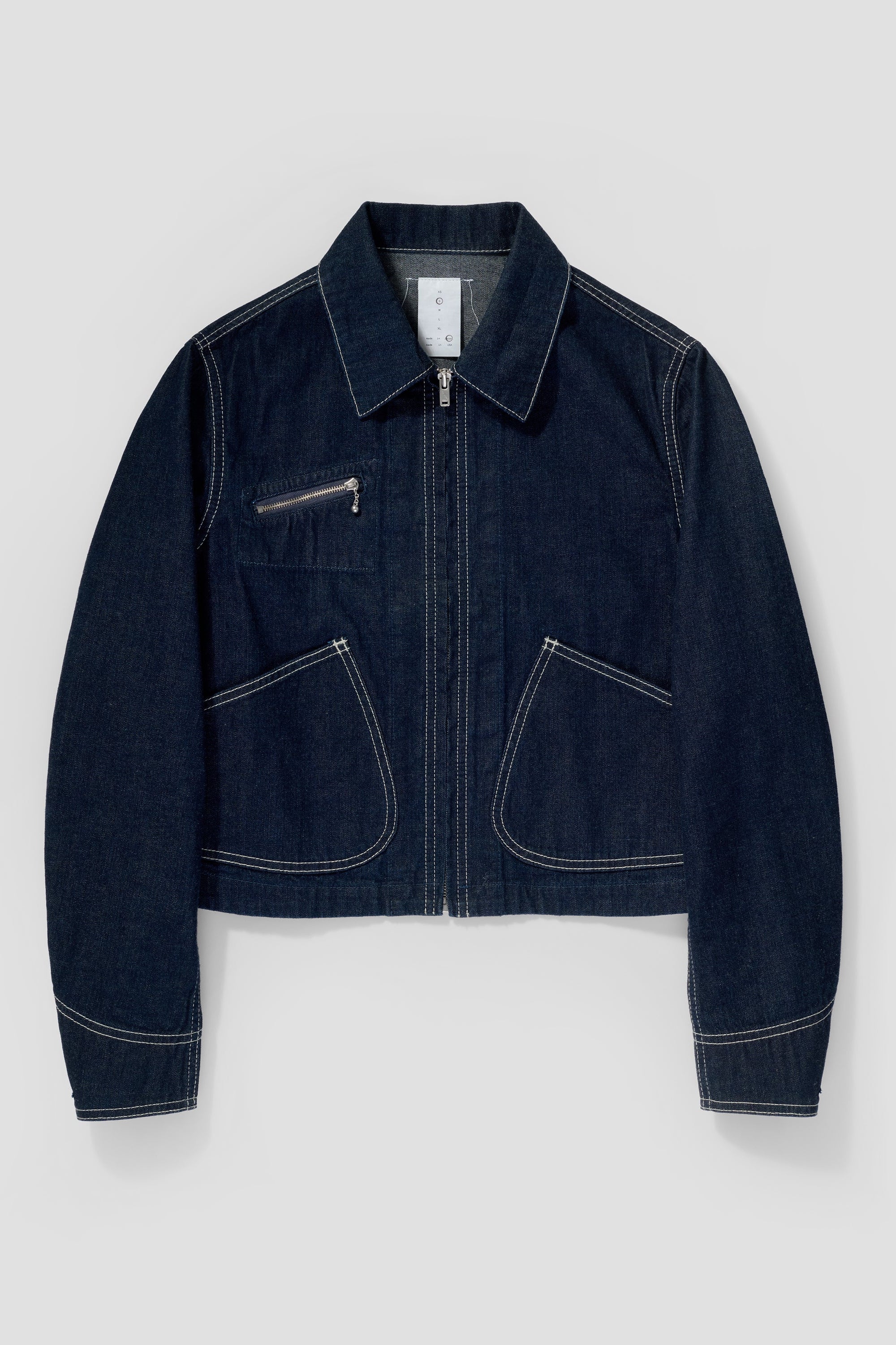 002 curved pocket workwear jacket
