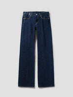 004c low rise selvedge in indigo
