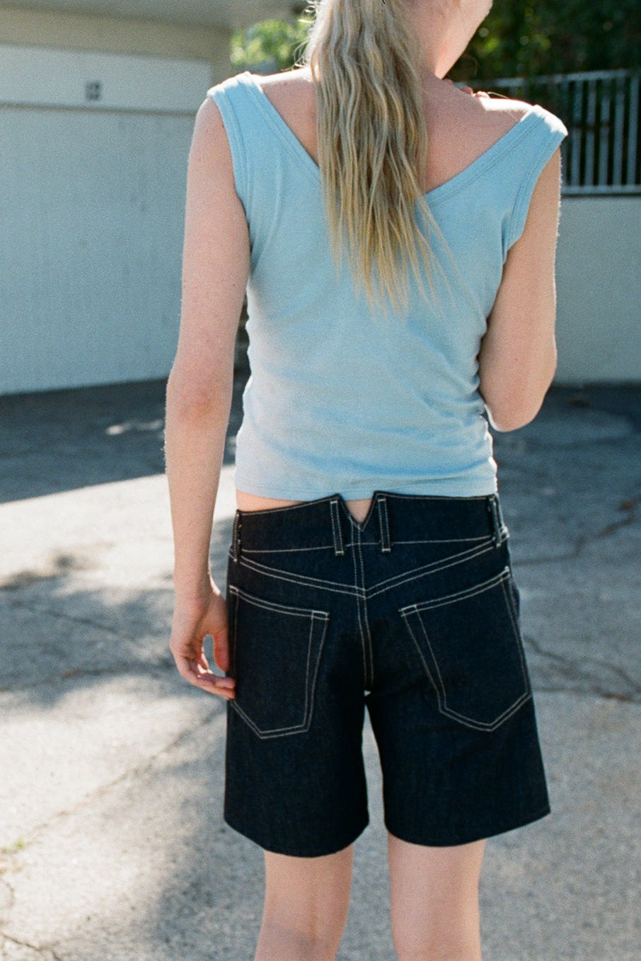 009 notch short in indigo