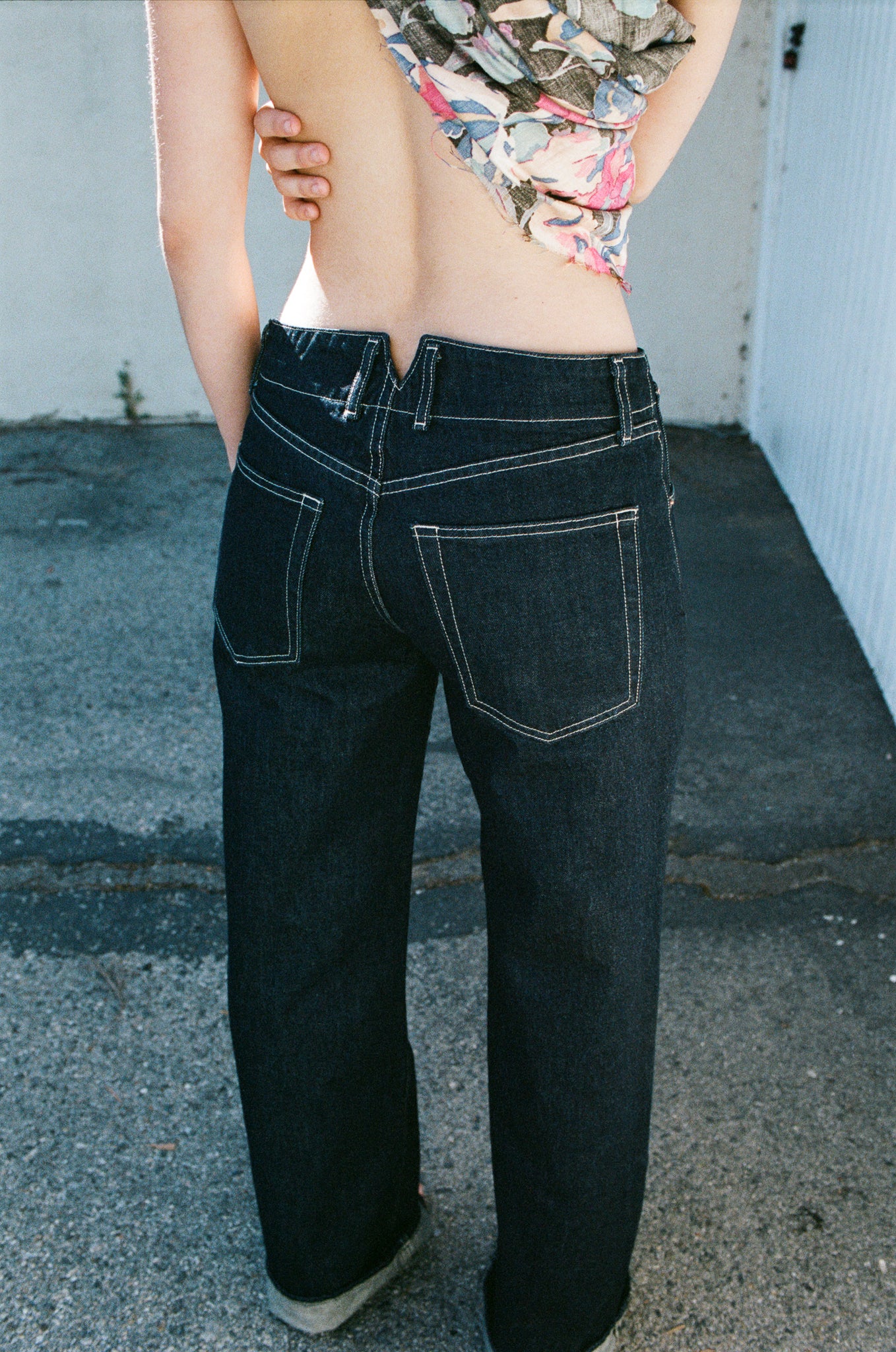 001 notch trouser in indigo
