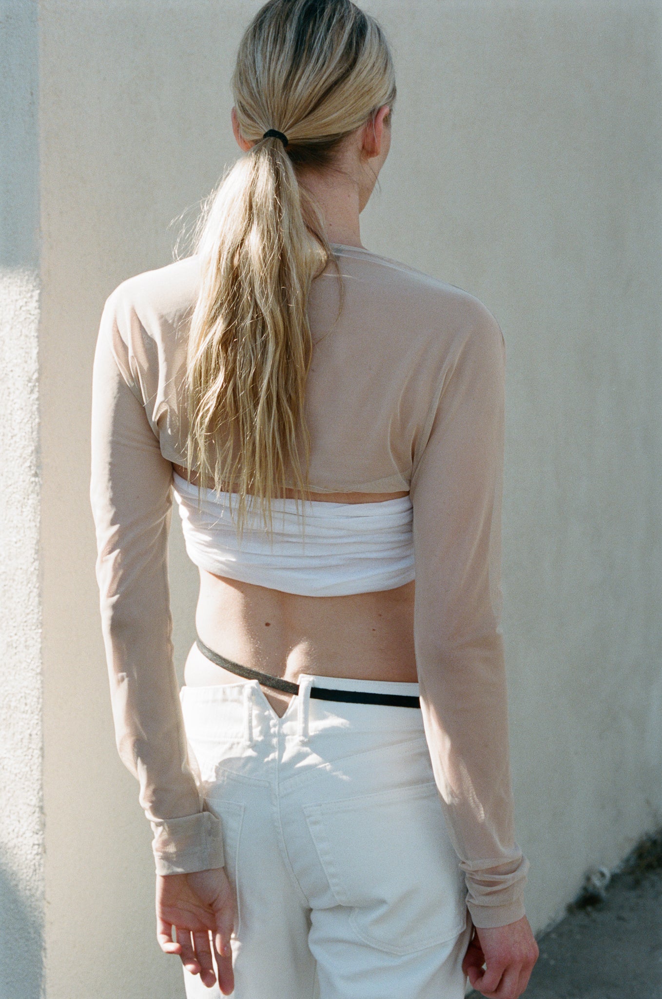 001 notch trouser in ecru
