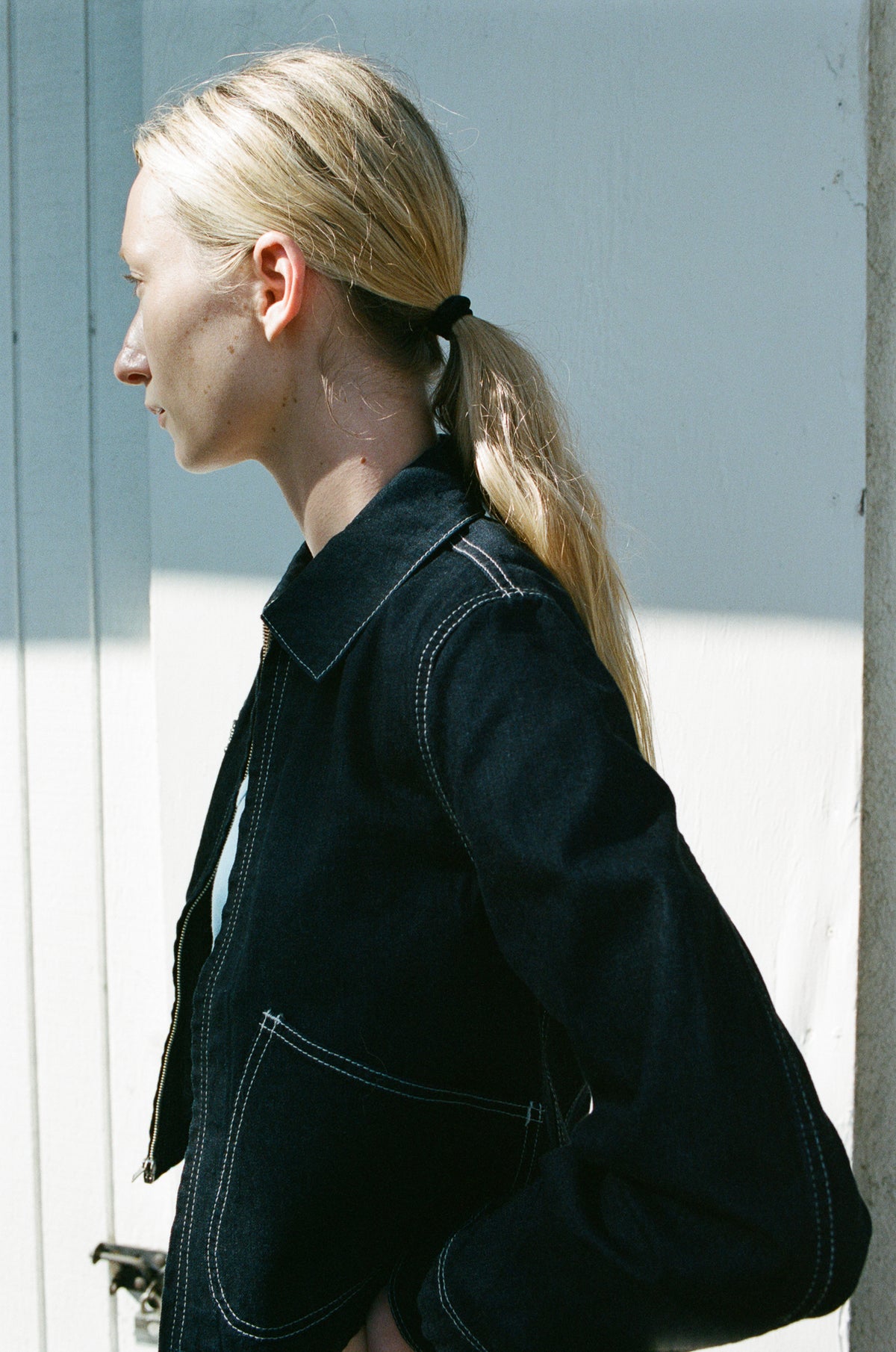 002 curved pocket workwear jacket
