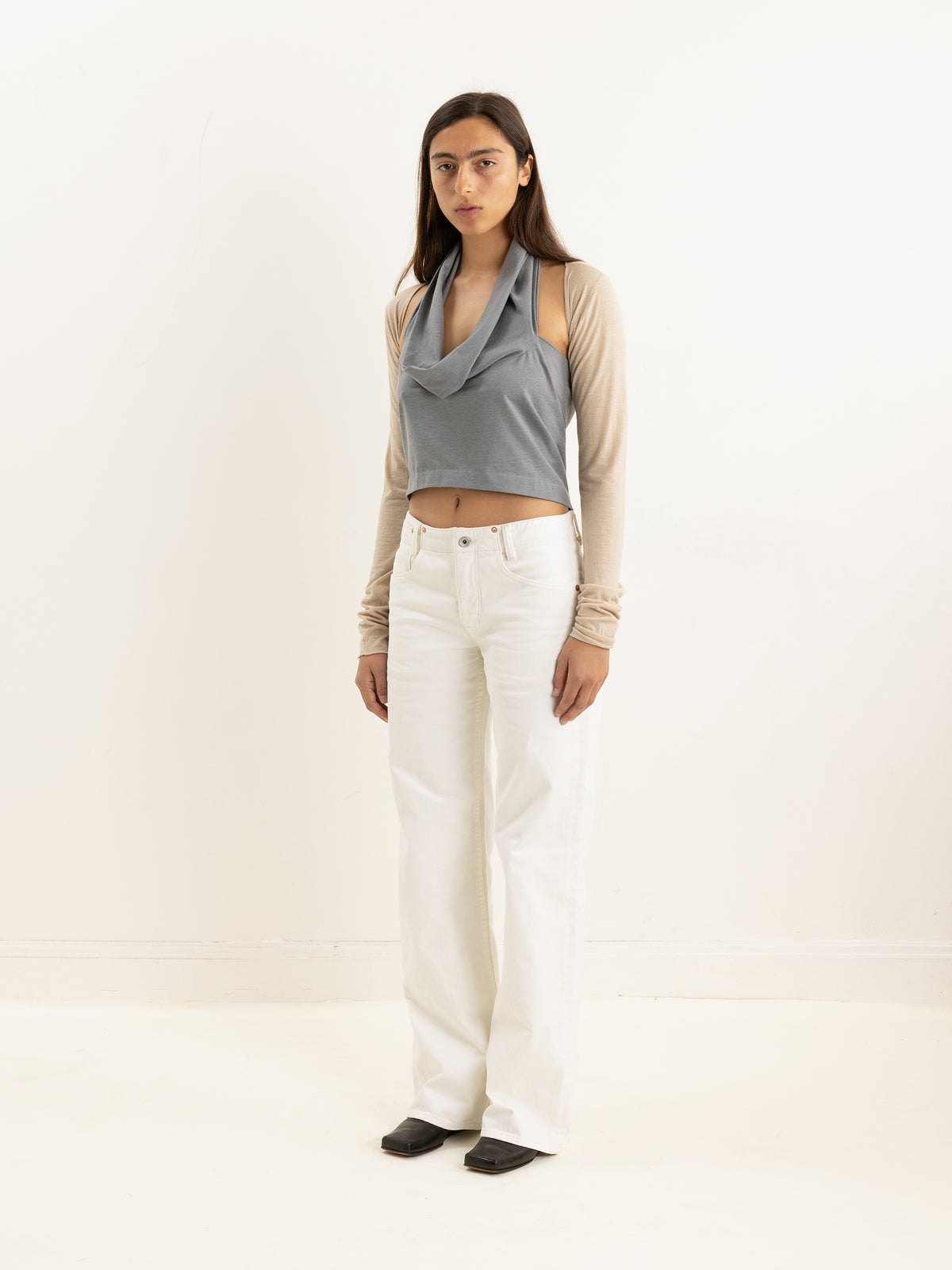 001 notch trouser in ecru
