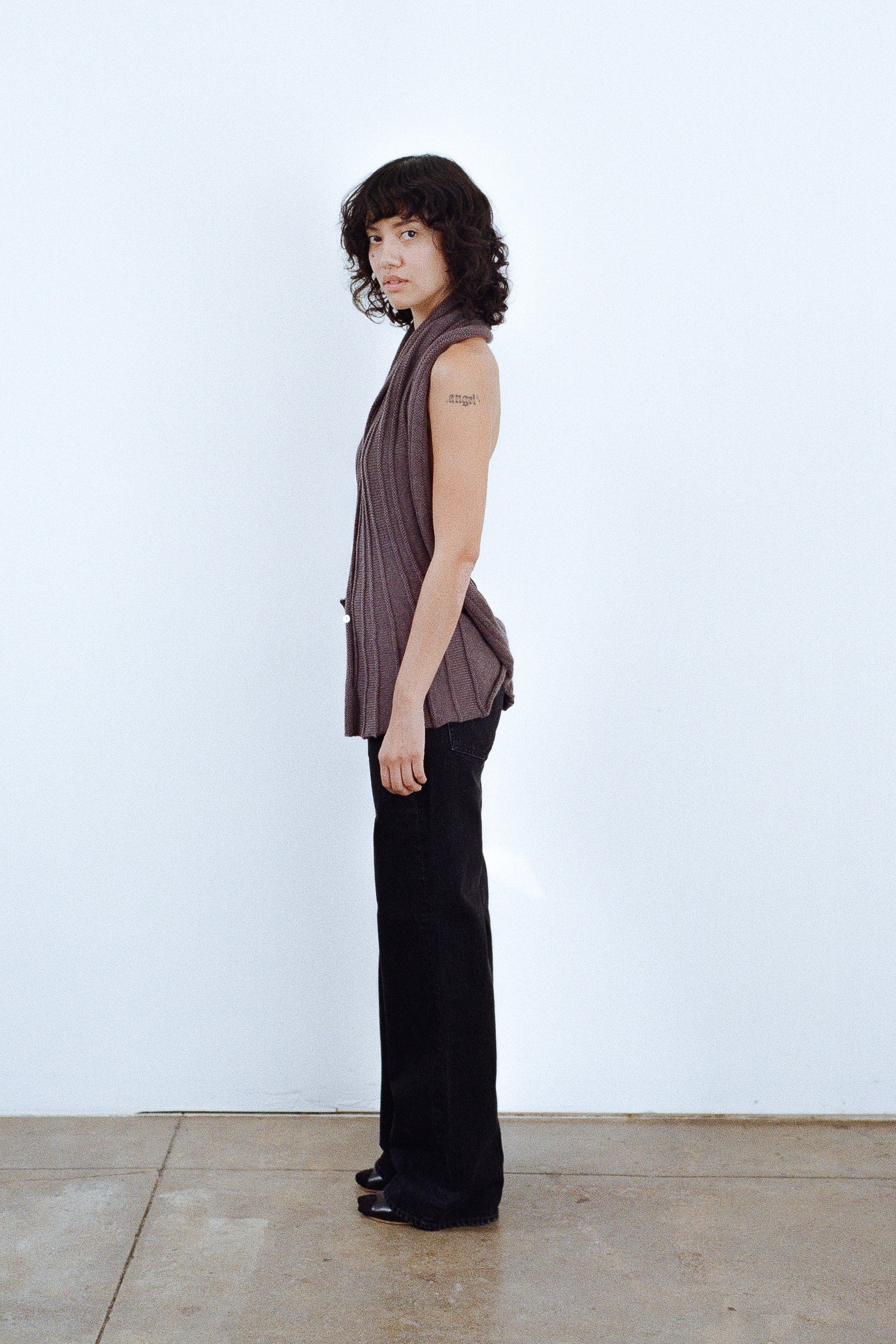 001 notch trouser in Pepper