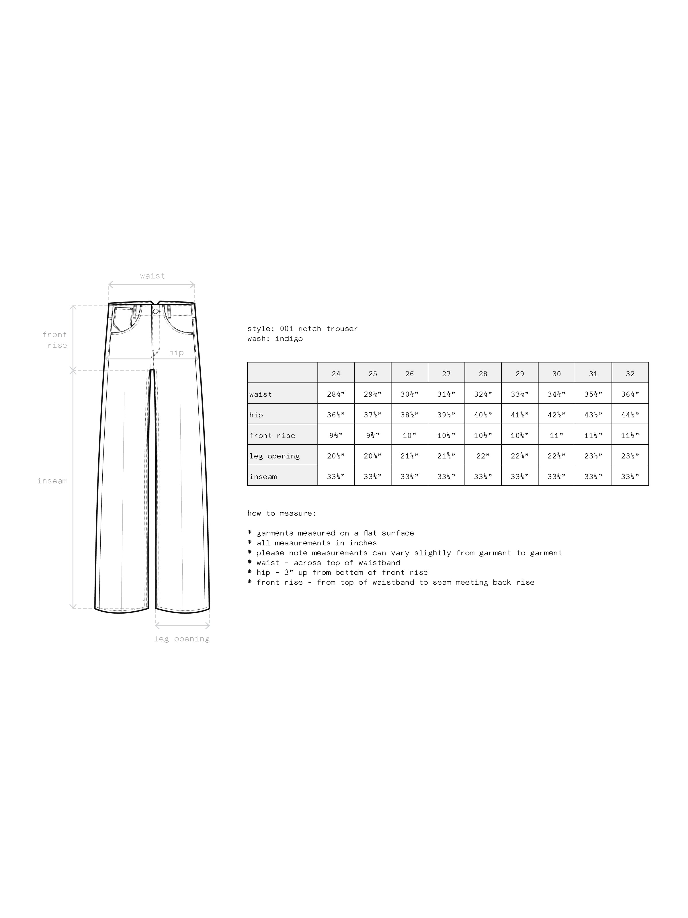 Size guide