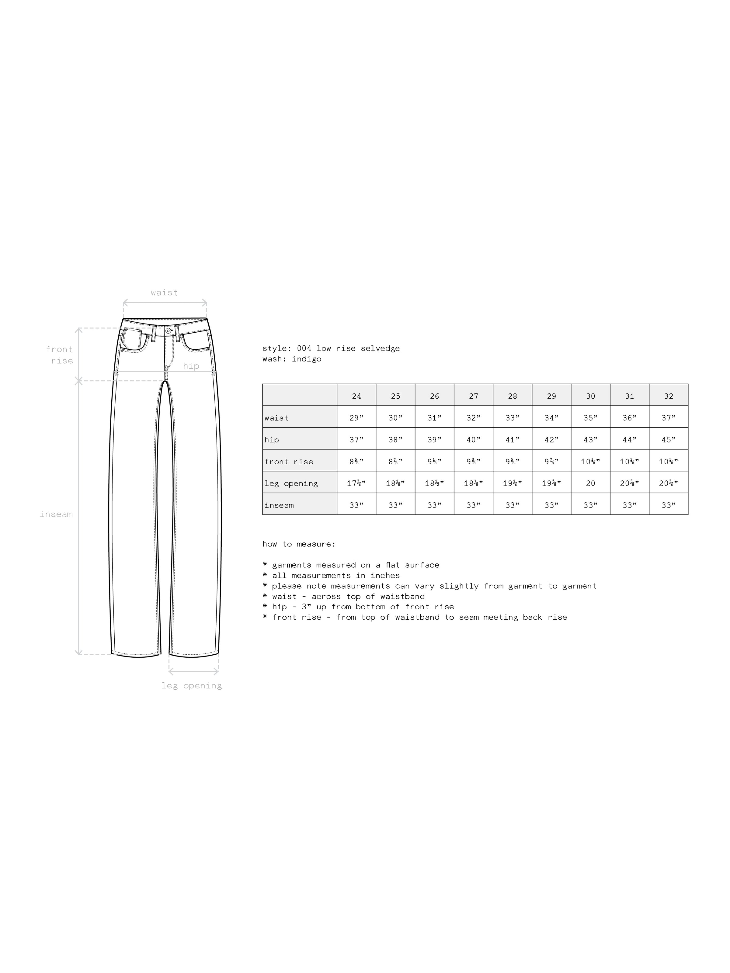 Size guide