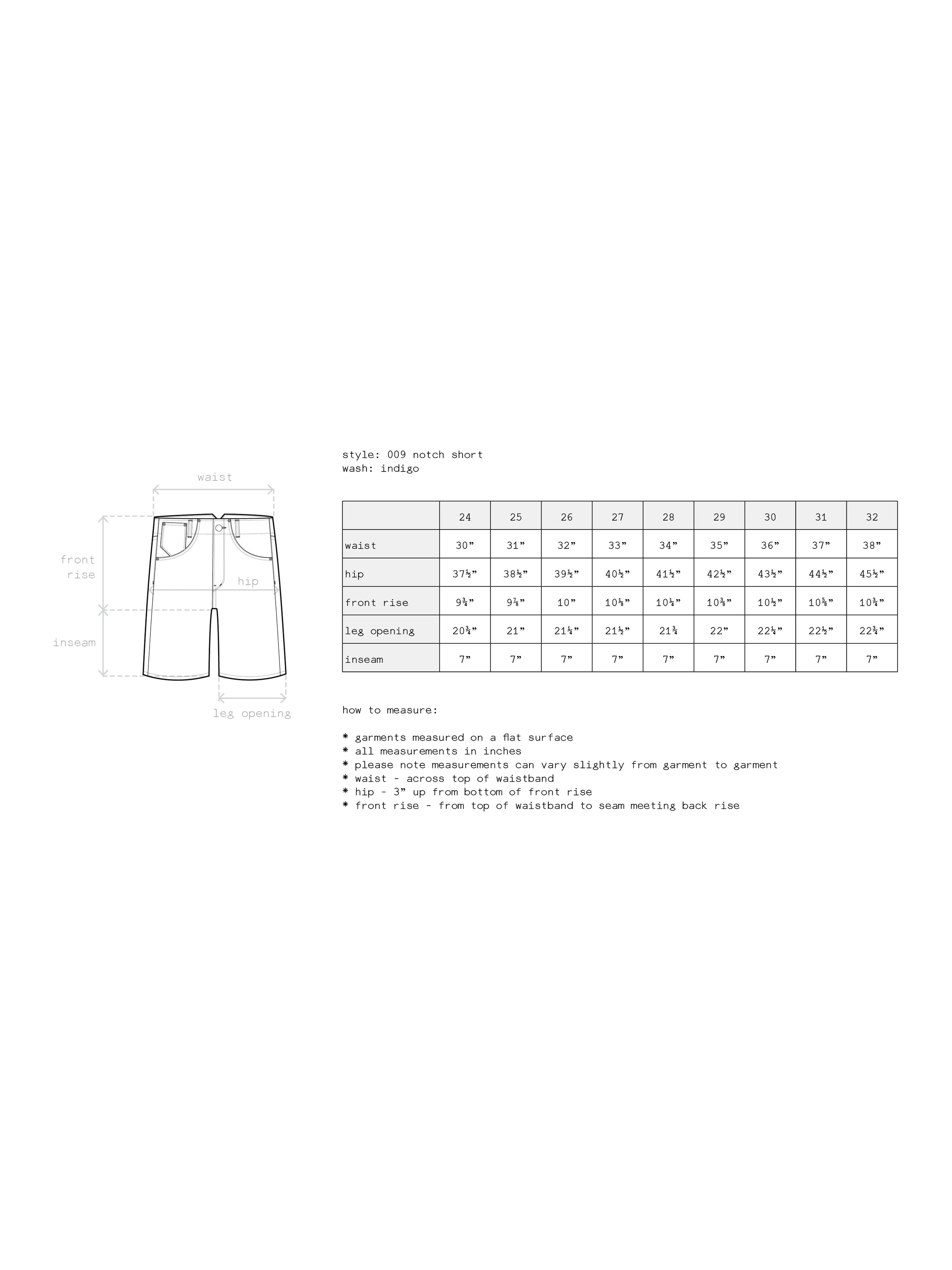 Size guide